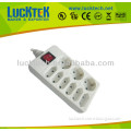 9GANGS Germany Power Extension Sockets outlets with ON/OFF switch